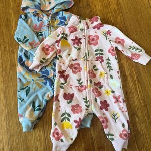 Carter’s 3 month fuzzy bodysuits